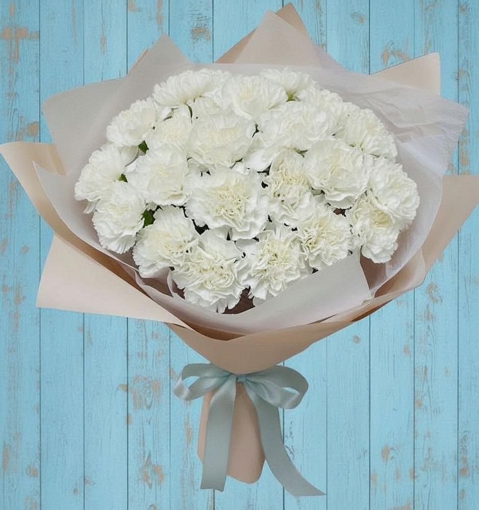 Букет цветов из: Гвоздики в Камышлове Свердловская область