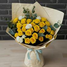 Букет цветов из:  Розы в Камышлове Свердловская область