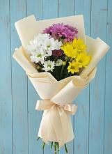Букет цветов из:  Хризантемы в Камышлове Свердловская область