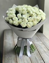 Букет 35 Белых роз в Камышлове Свердловская область