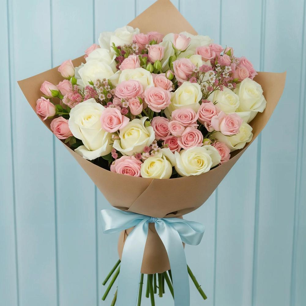 Букет цветов из: Розы в Камышлове Свердловская область