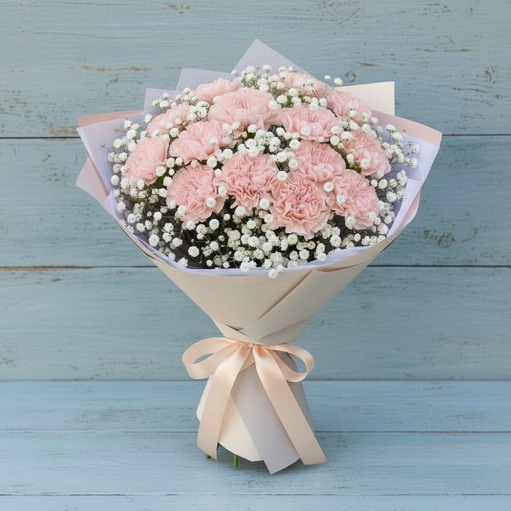 Букет цветов из: Гвоздики в Камышлове Свердловская область