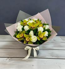 Букет цветов из:  Орхидеи и Розы в Камышлове Свердловская область