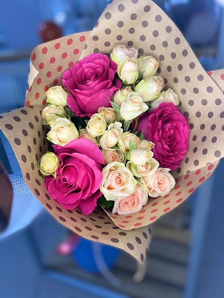 Букет цветов из: Розы в Камышлове Свердловская область