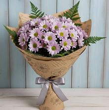 Букет цветов из:  Хризантемы в Камышлове Свердловская область