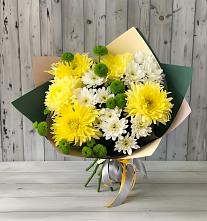 Букет цветов из:  Хризантемы в Камышлове Свердловская область