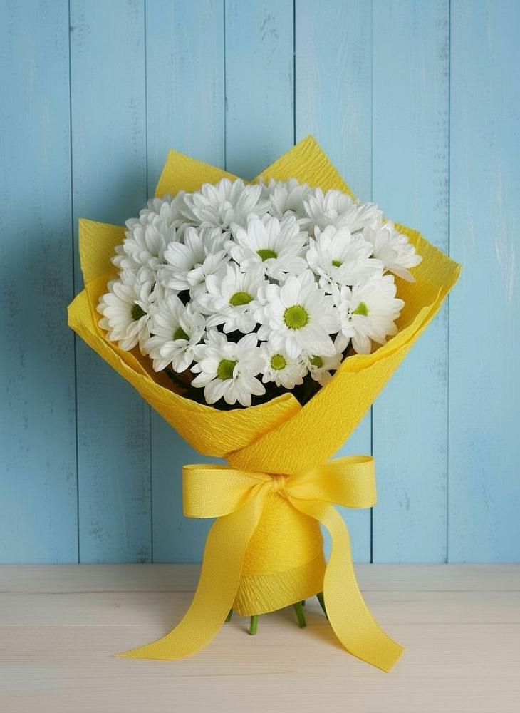 Букет цветов из: Хризантемы в Камышлове Свердловская область