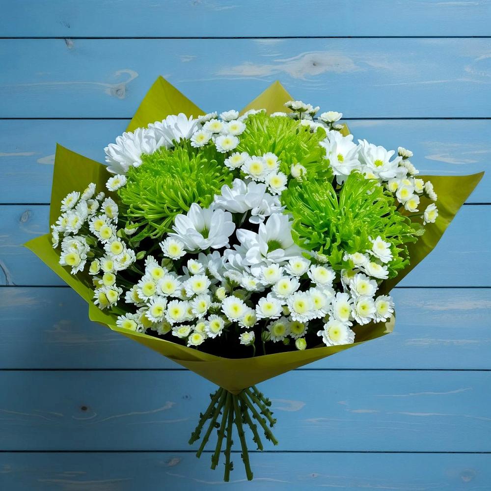 Букет цветов из: Хризантемы в Камышлове Свердловская область