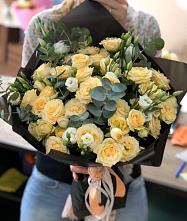 Букет цветов из:  Розы и Лизиантусы #REPLACE_PRED# Камышлове Свердловская область