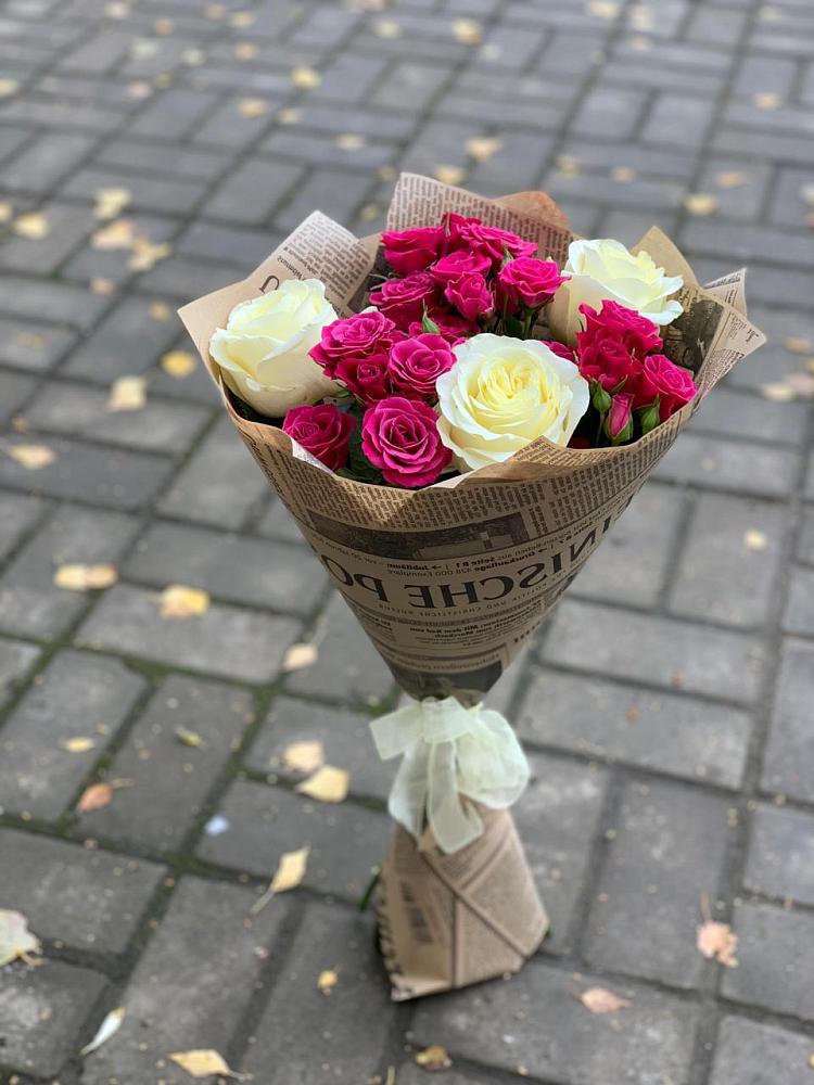 Букет цветов из: Розы в Камышлове Свердловская область