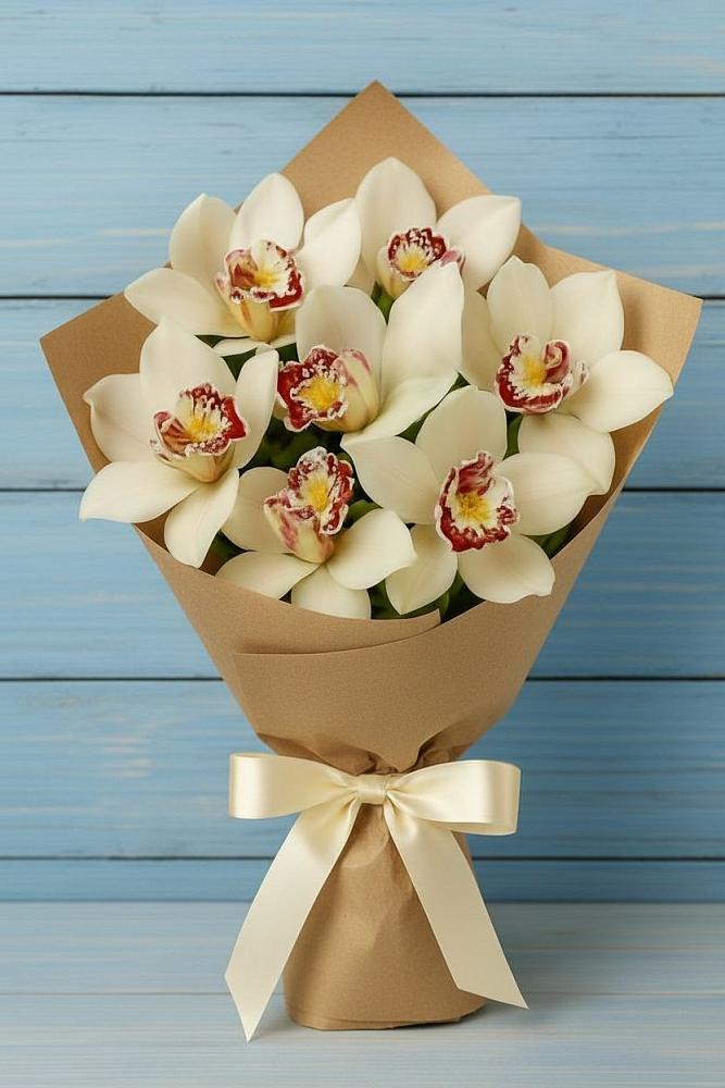 Букет цветов из: Орхидеи и Розы в Камышлове Свердловская область