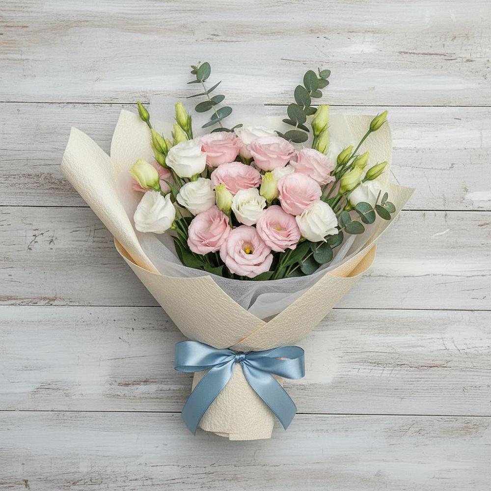 Букет цветов из: Лизиантусы в Камышлове Свердловская область